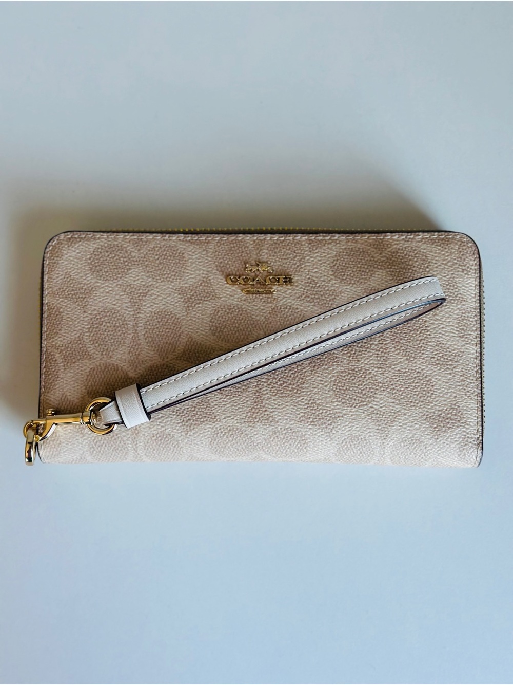 Coach Zip Wristlet Wallet